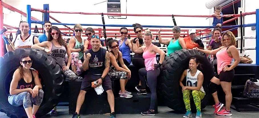 Battlefit members together at the gym
