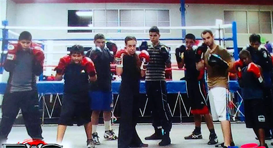 Young Battlefit boxers practicing together in a boxing class